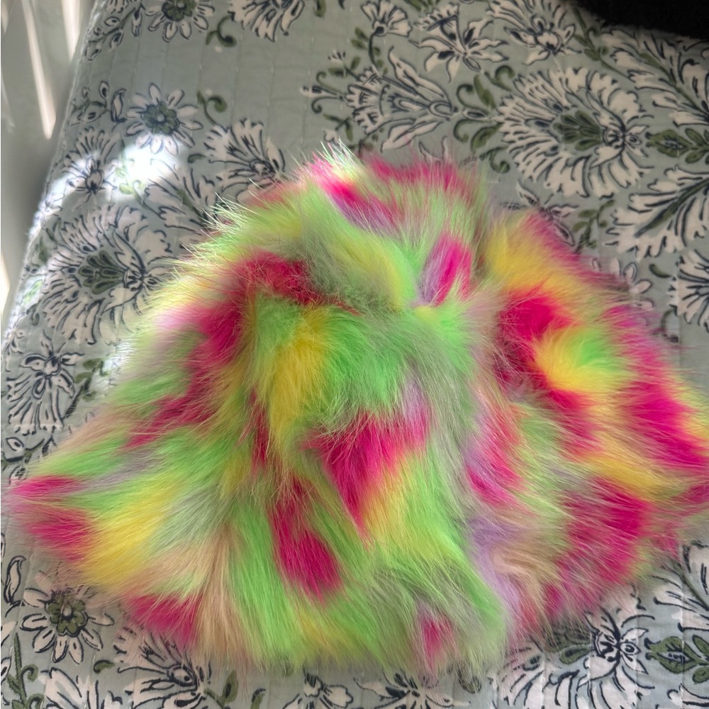 Colorful Furry Adult Hat